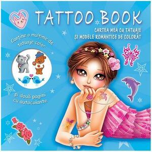 Cartea mea cu tatuaje si modele romantice de colorat | imagine