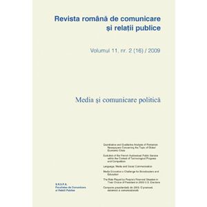 Revista romana de comunicare si relatii publice nr. 16 / 2008 | imagine