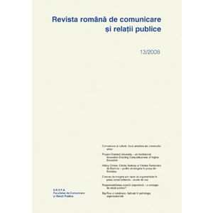 Revista romana de comunicare si relatii publice nr. 13 / 2008 | imagine