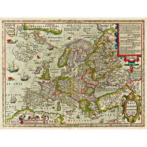 Harta Europa 1620 | imagine