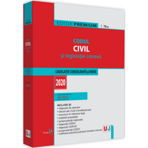 Codul civil si legislatie conexa 2020. Editie PREMIUM - Dan Lupascu imagine