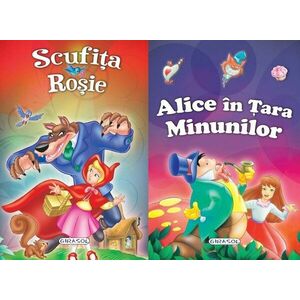 2 Povesti: Scufita rosie si Alice in Tara minunilor | imagine