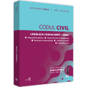 Codul civil - septembrie 2020/Universul Juridic imagine