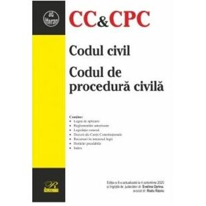 Codul civil. Codul de procedura civila | Evelina Oprina, Radu Rizoiu imagine