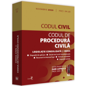 Codul civil si Codul de procedura civila: noiembrie 2020 | Dan Lupascu imagine