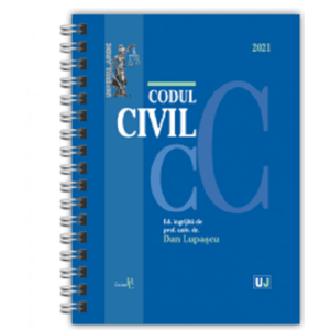 Codul civil 2021 - EDITIE SPIRALATA, tiparita pe hartie alba - Dan Lupascu imagine