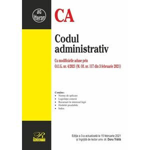 Codul administrativ | Doru Traila imagine
