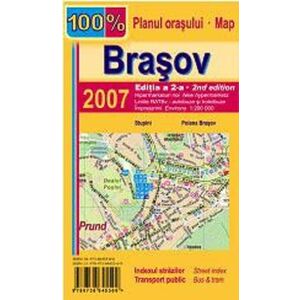 Harta pliata a municipiului Brasov | imagine