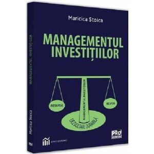Managementul investitiilor | Maricica Stoica imagine
