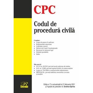 Codul de procedura civila - 21 Februarie 2021 | imagine