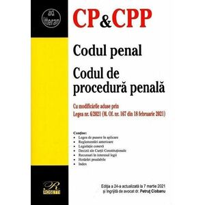 Codul penal. Codul de procedură penală imagine