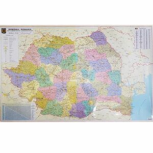 Harta administrativa Romania | imagine
