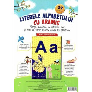 Literele alfabetului cu Aramis - 32 de planse/Celina Iordache imagine