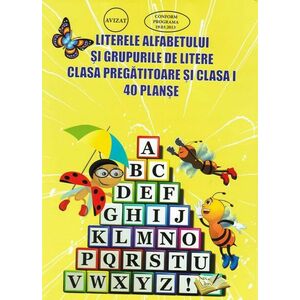 Literele alfabetului si grupurile de litere - clasa pregatitoare si clasa I imagine