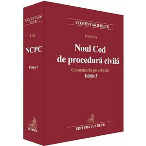 Noul Cod de procedura civila | Ioan Les imagine