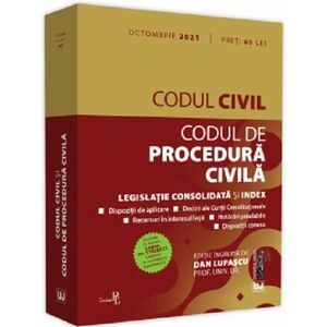 Codul civil si Codul de procedura civila: Octombrie 2021 | Dan Lupascu imagine