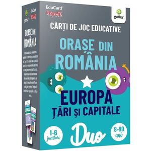 DuoCard - Orase din Romania. Europa: Tari si capitale | imagine