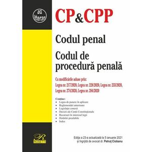 Codul penal. Codul de procedura penala | Petrut Ciobanu imagine