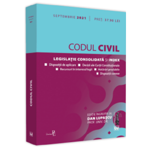 Codul civil. Septembrie 2021/Dan Lupascu imagine
