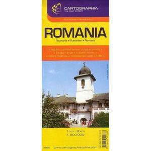 Harta turistica Romania | imagine