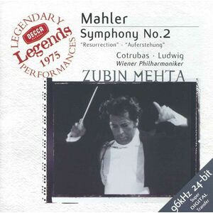 Mahler: Symphony No.2 | Wiener Philharmoniker, Zubin Mehta, Christa Ludwig, Ileana Cotrubas imagine