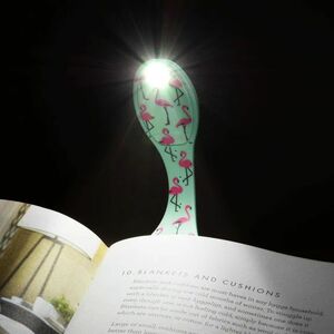 Semn de carte flexibil cu lumină - Flamingo imagine