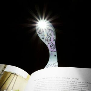 Semn de carte flexibil cu lumină - Unicorn imagine