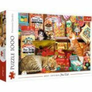 Puzzle pisici si dulciuri 1000 piese imagine