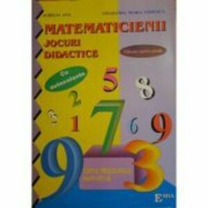 Jocuri didactice matematice, Caietul prescolarului cu autocolante - Smaranda Maria Cioflica imagine