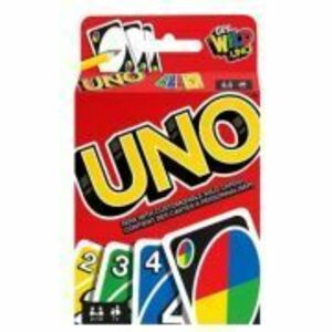Joc de societate Uno clasic, joc de carti 2/10 jucatori - Mattel imagine