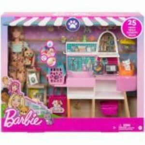 Set de joaca barbie magazin accesorii animalute imagine
