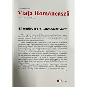 Revista Viața Românească 4/2024 imagine