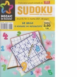 Sudoku de buzunar. Nr. 3/2021 imagine