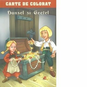 Hansel si Gretel - Carte de colorat imagine