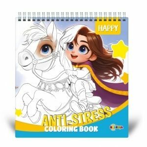 Anti-stress. Coloring book. Happy imagine