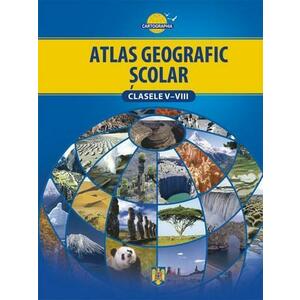 Atlas geografic scolar clasele V-VIII | imagine
