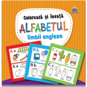 Coloreaza si invata alfabetul limbii engleze | imagine