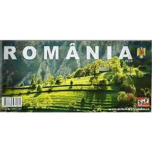 Harta Romania pliata imagine