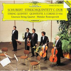 Streichquintett C-Dur (String Quintet ∙ Quintette A Cordes) D. 956 | Franz Schubert, Emerson String Quartet, Mstislav Rostropovich imagine