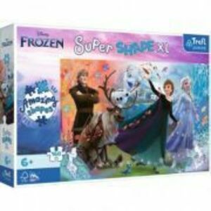 Puzzle Primo Super shape XXL 160 Disney Frozen. Descopera lumea inghetata, Trefl imagine