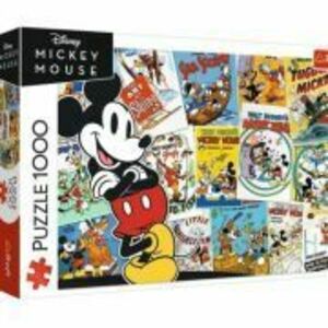 Puzzle 1000 piese Disney Lumea lui Mickey, Trefl imagine