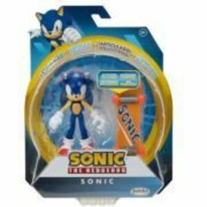 Figurina articulata, 10cm, Nintendo Sonic S13, Modern Sonic imagine