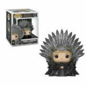 Figurina Funko POP! Deluxe edition, 15 cm, Game of Thrones - Cersei Lannister Sitting on Iron Throne 73 imagine