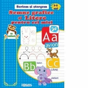 Semne grafice si litere pentru cei mici 3-5 ani imagine