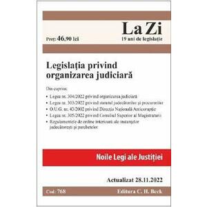 Legislatia privind organizarea judiciara Act. 28 noiembrie 2022 imagine
