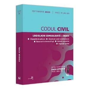 Codul civil. Septembrie 2023, editie tiparita pe hartie alba imagine
