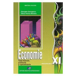 Economie - Clasa 11 - Manual - Georgeta Georgescu, Elena Viorica Mocanu imagine
