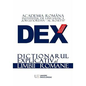 Dex - dictionar explicativ al limbii romane imagine