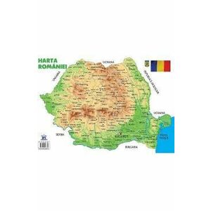 Planșă. Harta României imagine