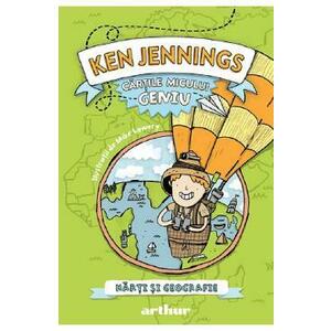 Cartile micului geniu: Harti si geografie - Ken Jennings, Mike Lowery imagine